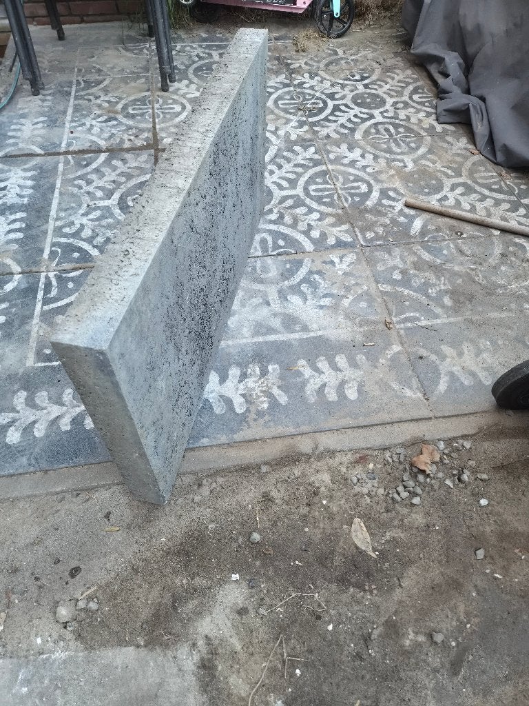 Zware tuintegels, Ophalen, Gebruikt, Minder dan 5 m², Beton