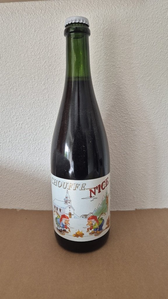 chouffe volle nice fles, Ophalen of Verzenden, Zo goed als nieuw, Flesje(s), Overige merken
