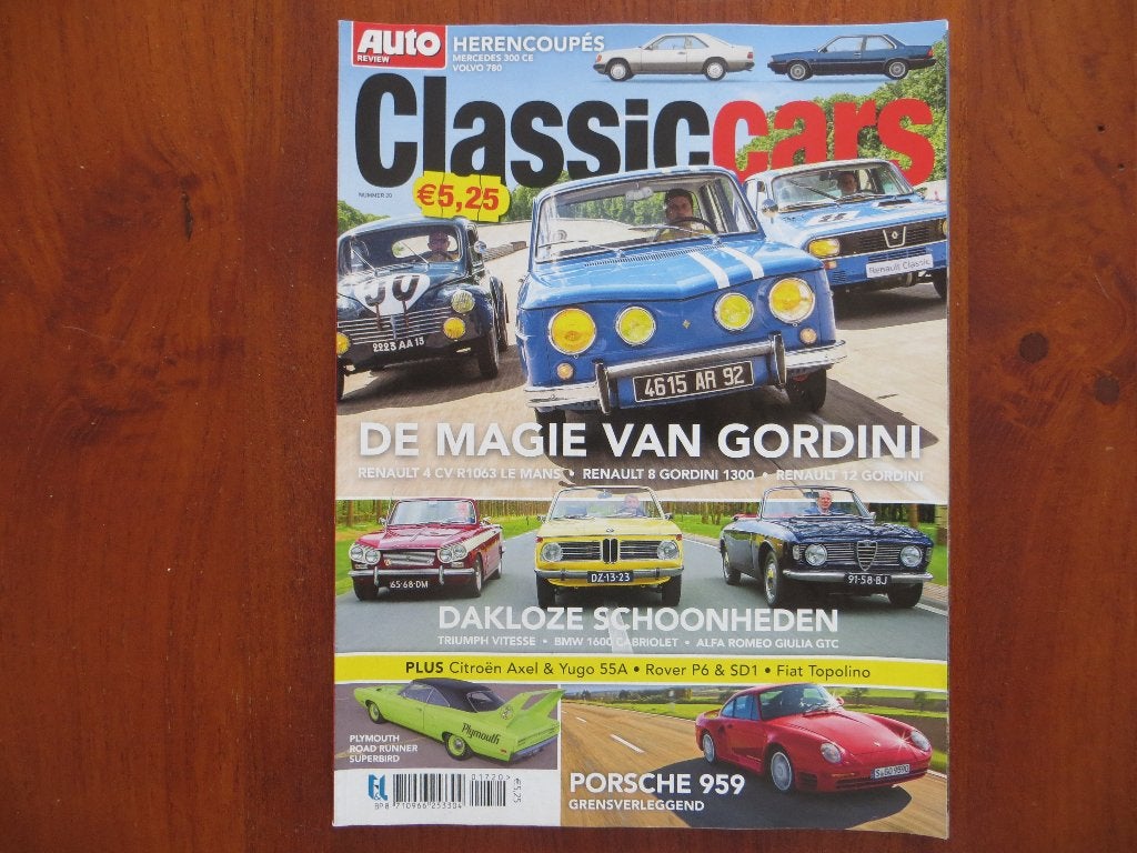 Classic Cars 20: Renault 4CV R1063 Le Mans, Renault 8 Gord., Ophalen of Verzenden, Nieuw, Renault
