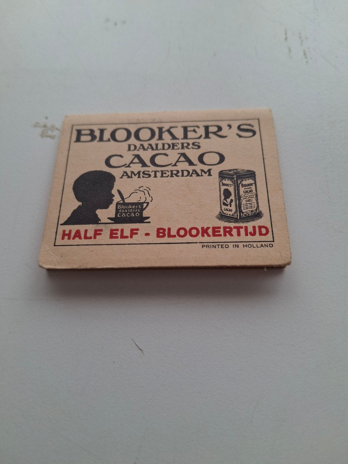 Blooker,s cacao boekje met alle Sluitzegels., Verzamelen, Ophalen of Verzenden, Zo goed als nieuw, Overige typen