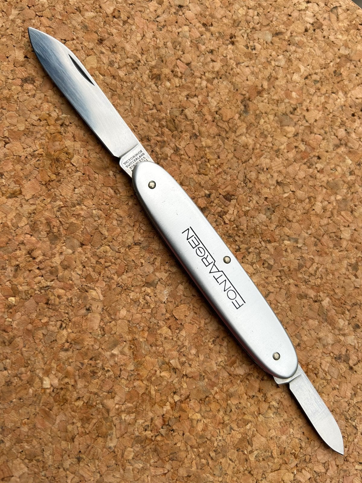 Victorinox/ Victoria Aluminium zakmes, Caravans en Kamperen, Ophalen of Verzenden, Zo goed als nieuw