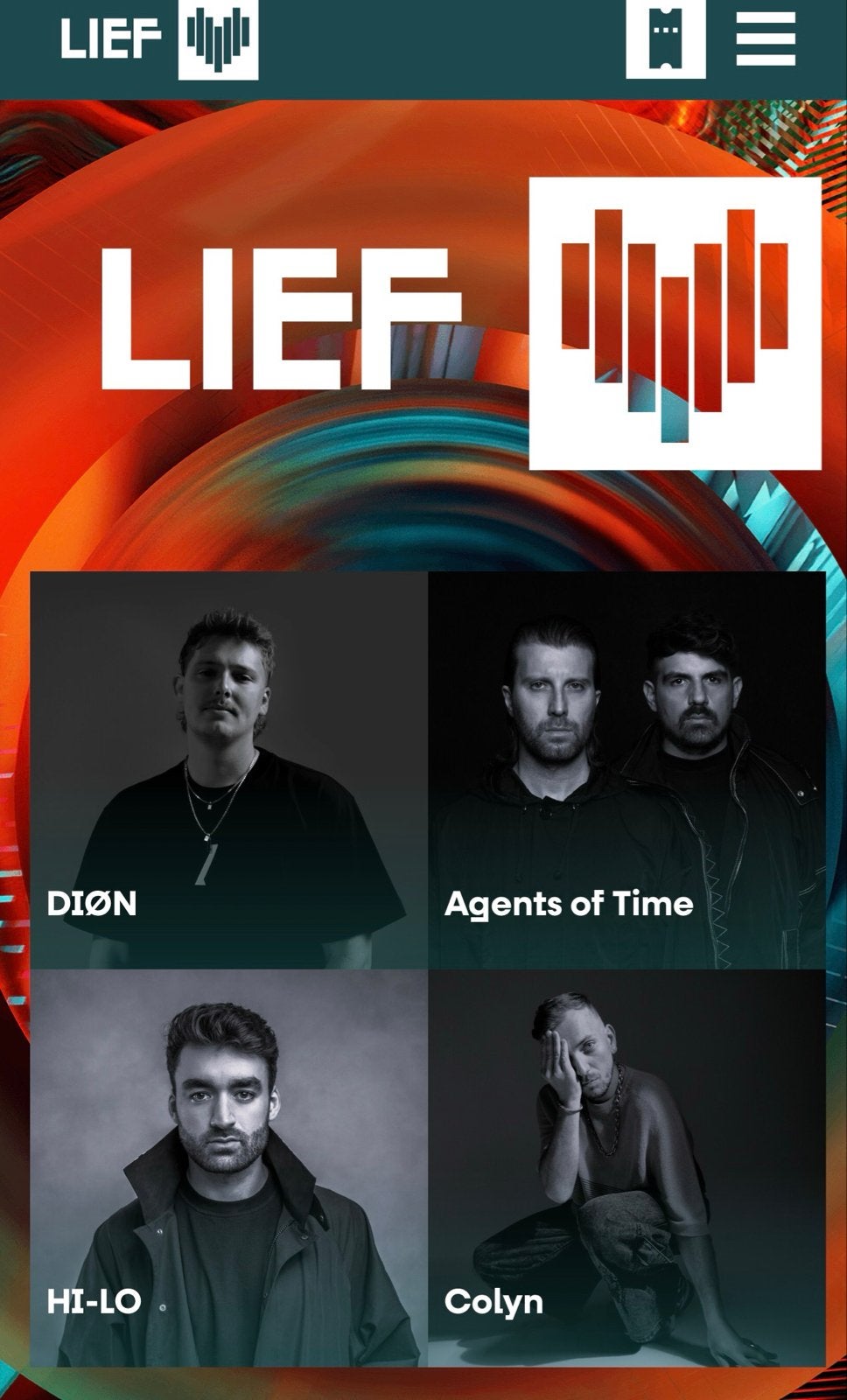 Tickets Festival Lief, Drie personen of meer, September