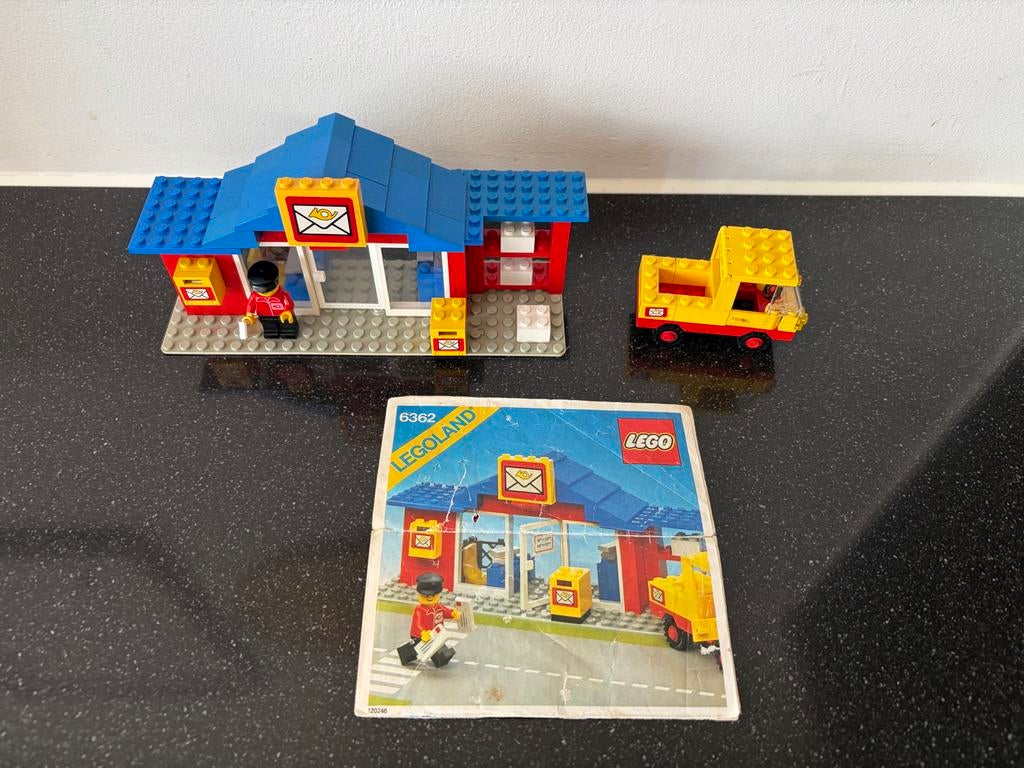 Lego 6362 Postkantoor met auto en instructies, Kinderen en Baby's, Speelgoed | Duplo en Lego, City, Lego, Ophalen of Verzenden