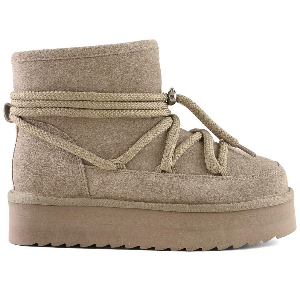 Colors of California Boots - Suede Platform Laarzen

NIEUW, Beige, Colors of Californië, Lage of Enkellaarzen, Nieuw