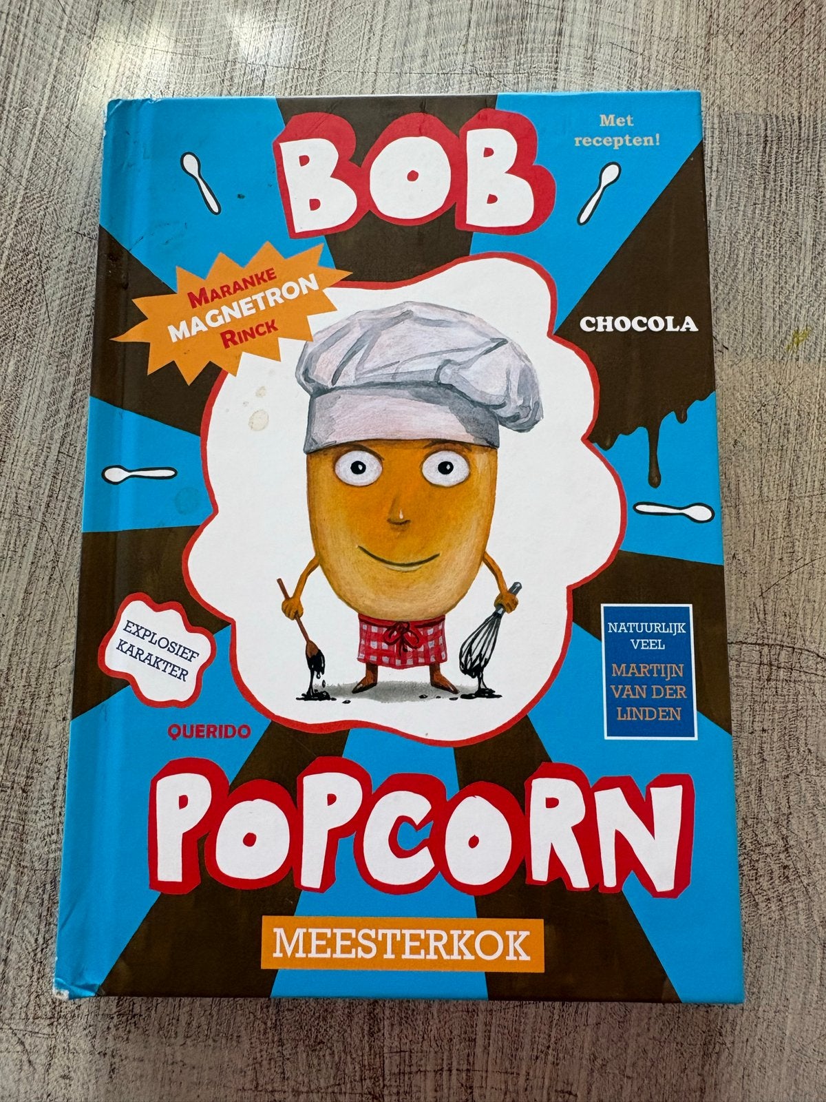 Bob Popcorn Meesterkok - Kinderboek met recepten, Boeken, Ophalen of Verzenden, Gelezen