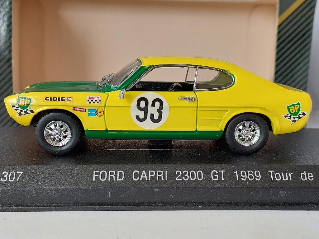 FORD CAPRI 2300 GT TOUR DE FRANCE MERK DETAILCARS PERFECT, Ophalen of Verzenden, Nieuw, Auto, Overige merken