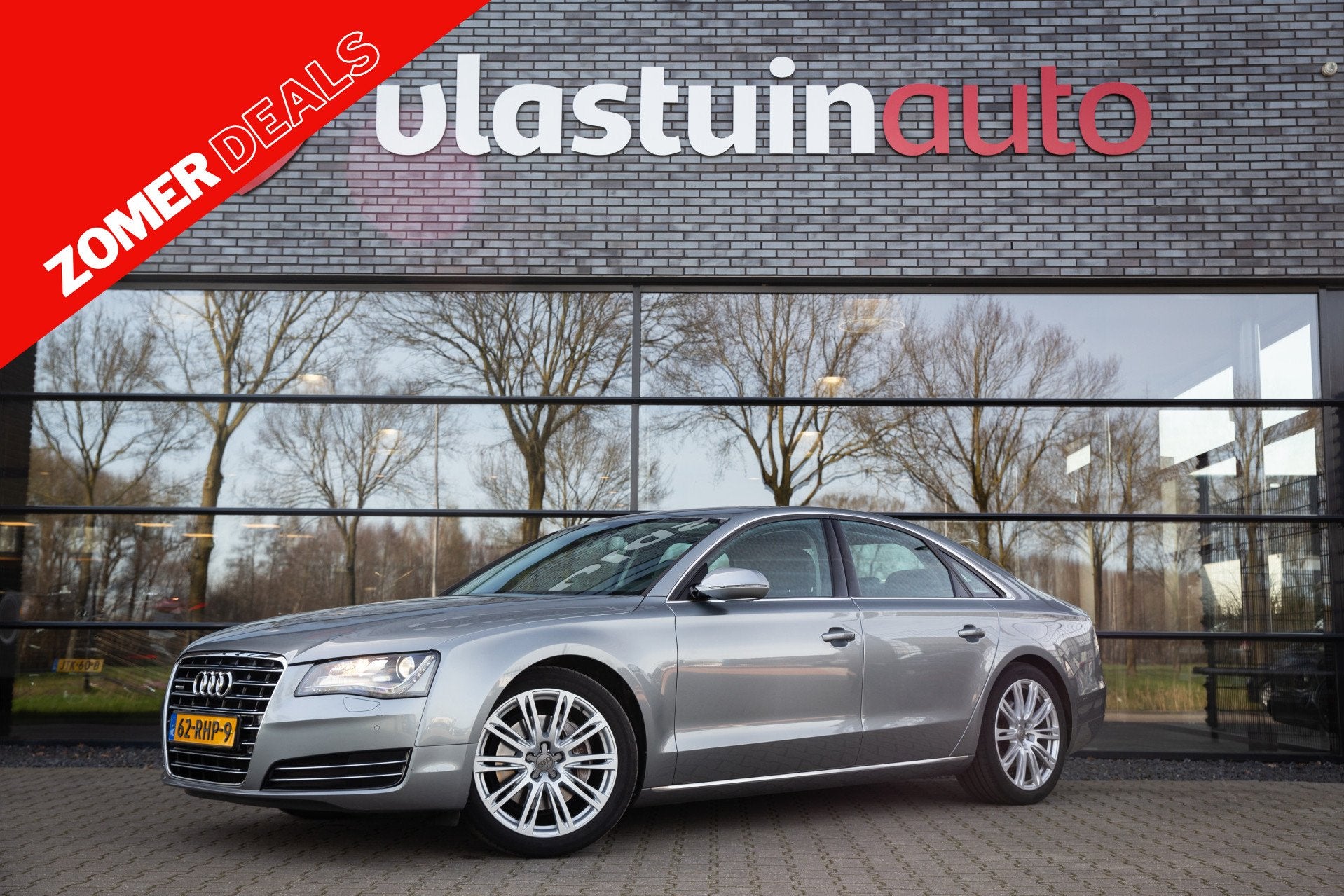Audi A8 3.0 TFSI quattro Pro Line 290PK , Leder Org NL Bose,, Auto's, Audi, Euro 5, Gebruikt, Zwart, 2995 cc