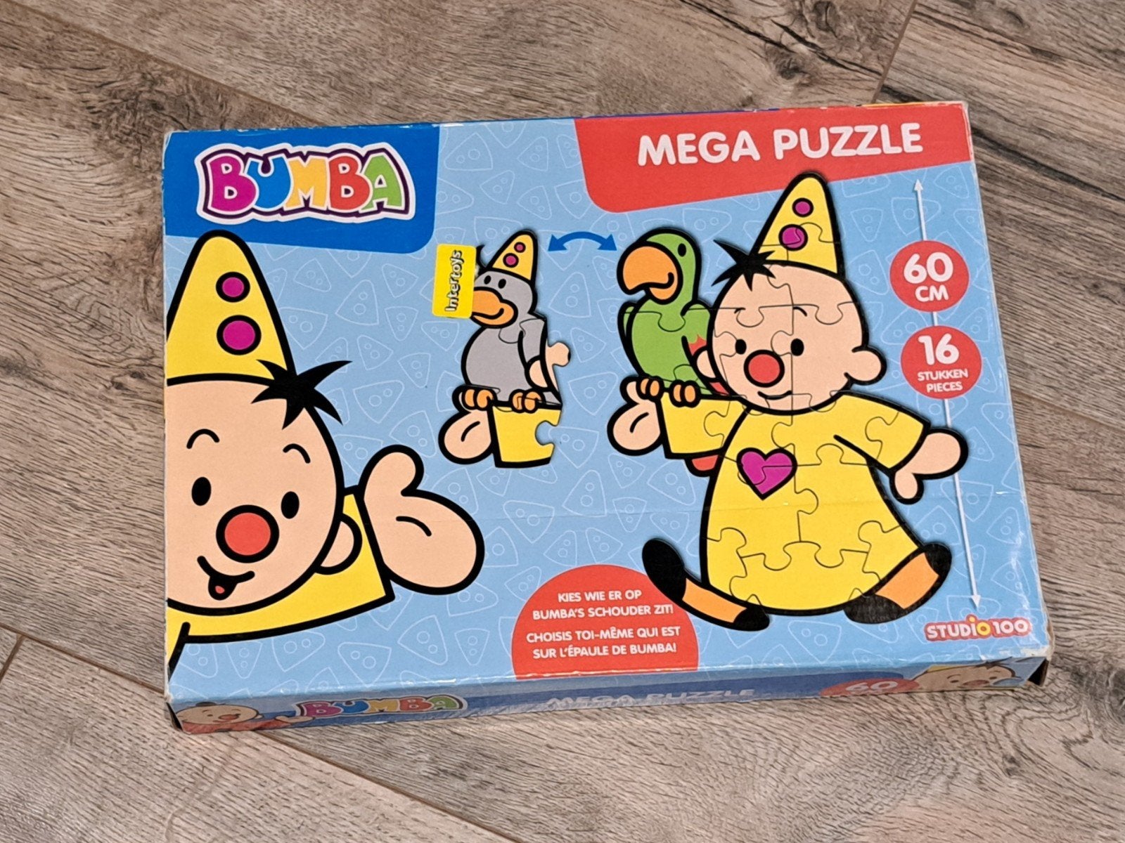 Bumba Mega Puzzel - 16 Stukjes, Ophalen of Verzenden, 10 tot 50 stukjes, Gebruikt, 2 tot 4 jaar
