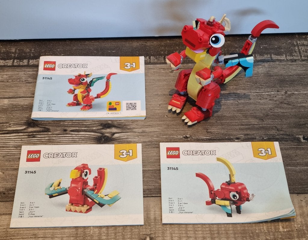 LEGO Creator - 31145 - Rode Draak, Ophalen of Verzenden, Gebruikt, Lego