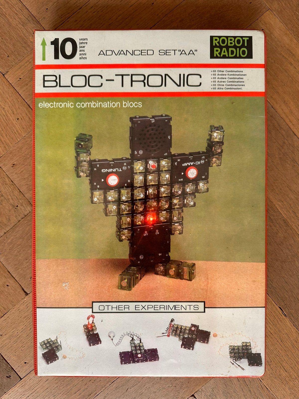 Vintage Bloc-Tronic Advanced Set AA (Robot Radio) — Compleet, Verzamelen, Speelgoed, Ophalen of Verzenden, Gebruikt