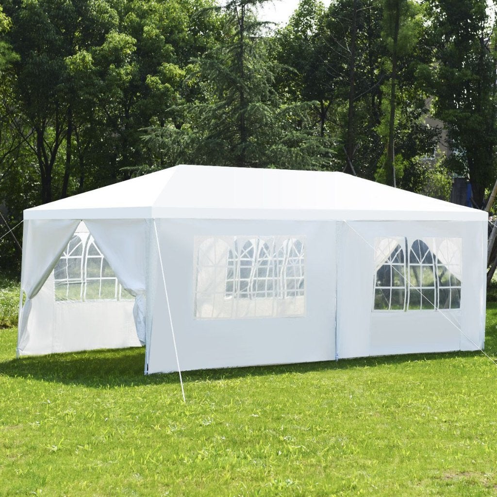 Partytent, Paviljoen, 3x6, Met Zijwanden, Easy-up, Wit, Tuin en Terras, Partytenten, Partytent, Minder dan 4 meter, Nieuw, 5 tot 8 meter