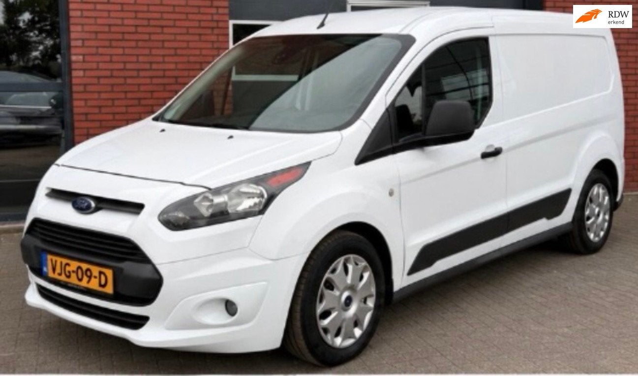 Ford Transit Connect 1.6 TDCI L2 Lang Econetic Ambiente Bj 2, Stof, Overige modellen, Wit, Origineel Nederlands