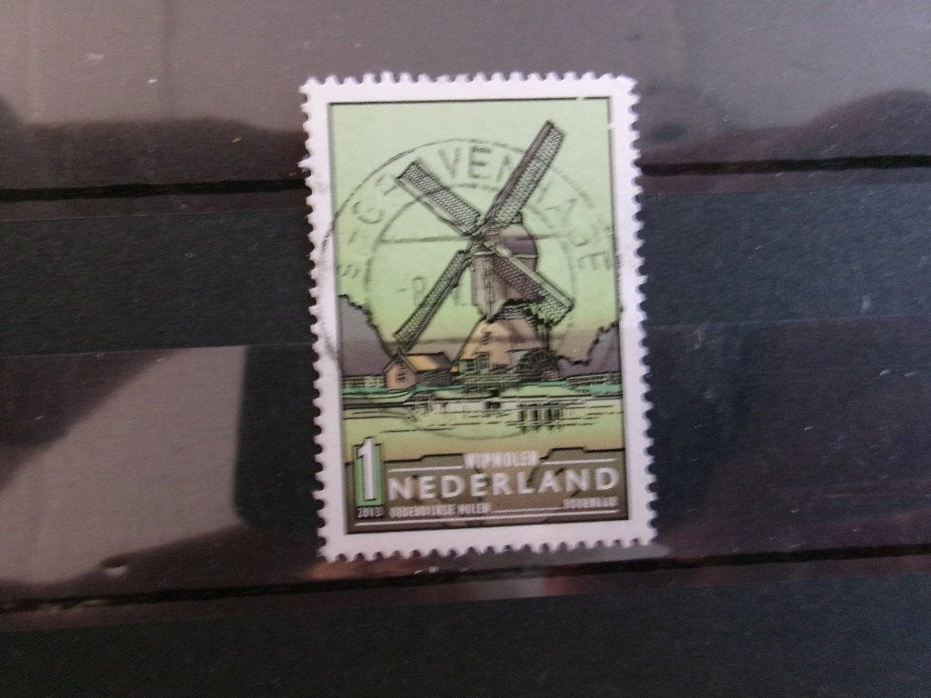 2013 - poldermolen, hoornaar (408b), Ophalen of Verzenden, Gestempeld