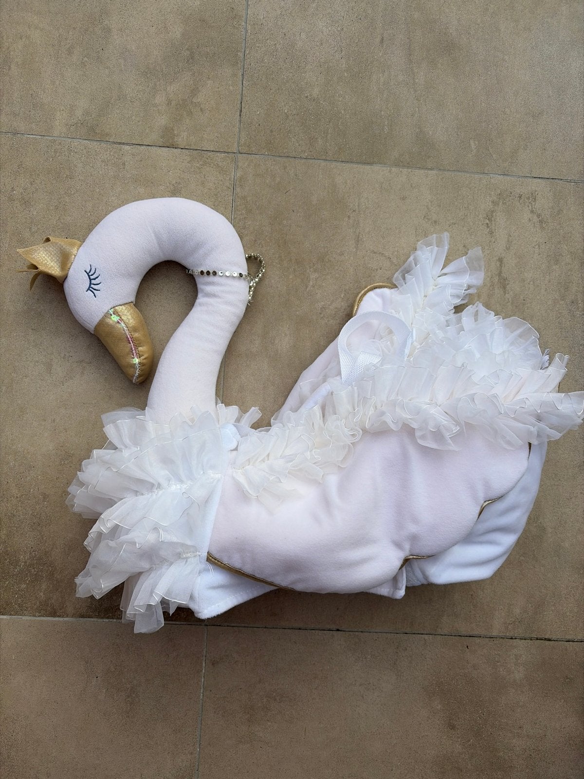 Zwaan kostuum voor kinderen - perfect voor carnaval!, Ophalen, Carnaval, Zo goed als nieuw, Kleding