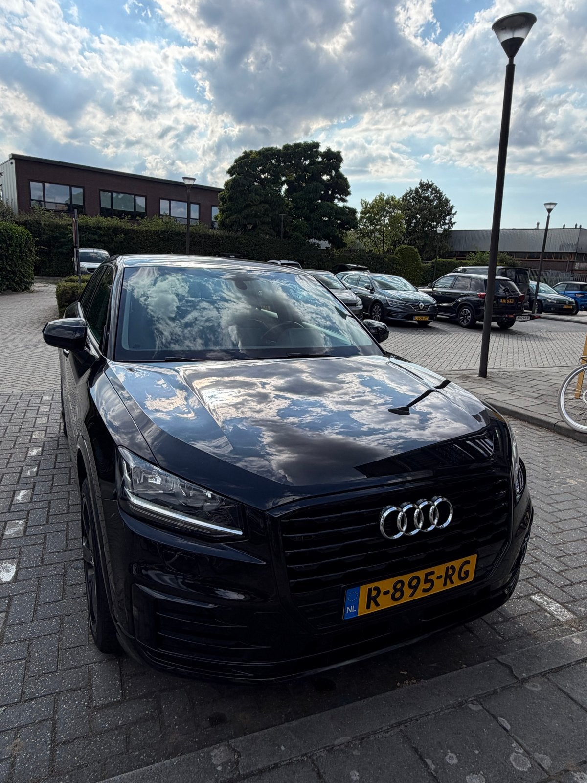 Audi Q2 automaat 1.0 Tfsi 116pk S Tronic 2018 Zwart, Auto's, Q2, Zwart, 650 kg, 115 pk