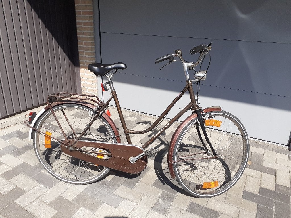 Damesfiets (26 inch) - prima staat, Fietsen en Brommers, Gebruikt, Velgrem, Versnellingen, 50 tot 53 cm