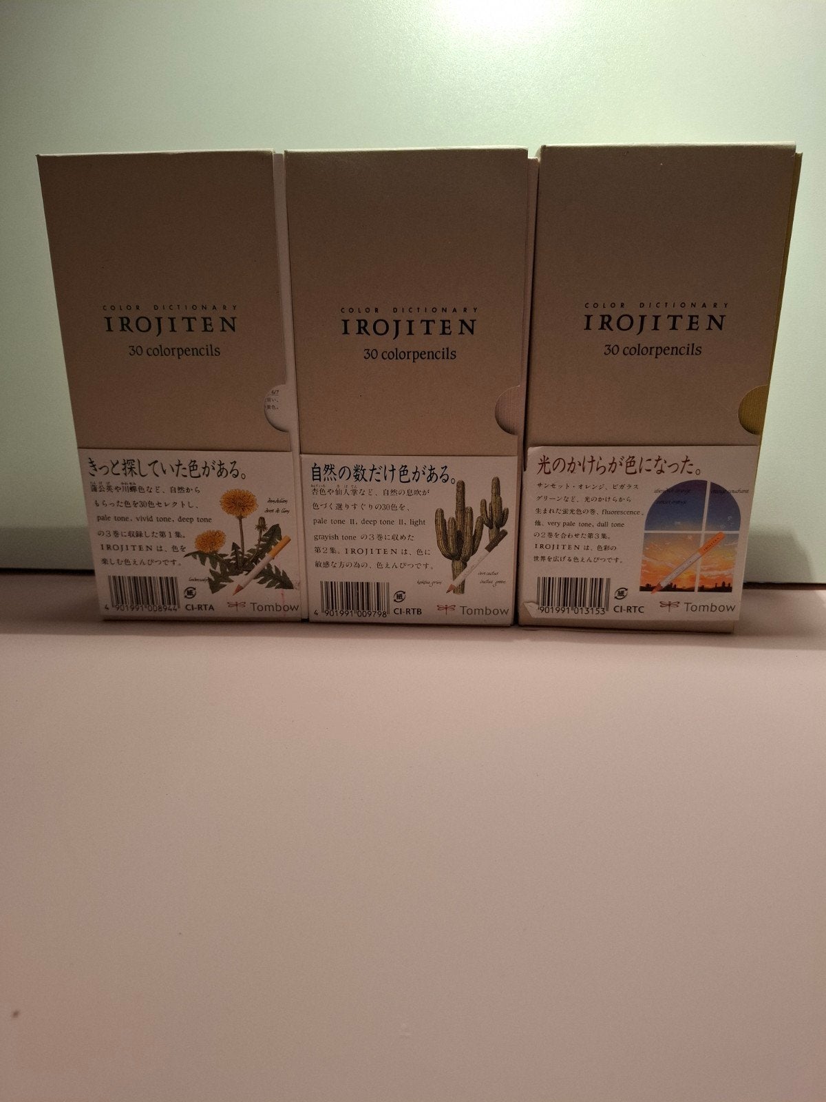 Tombow Irojiten Kleurpotloden Sets 1, 2 en 3, Ophalen of Verzenden, Zo goed als nieuw, Potlood of Stift