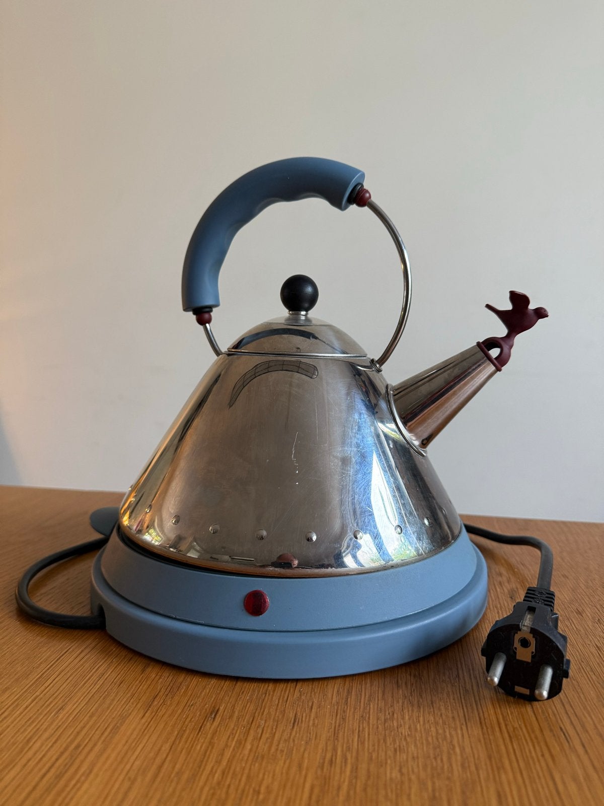 Alessi MG32 waterkoker - defect - Michael Graves vogeltje, Witgoed en Apparatuur, Waterkokers, 1 tot 2 liter, Ophalen of Verzenden