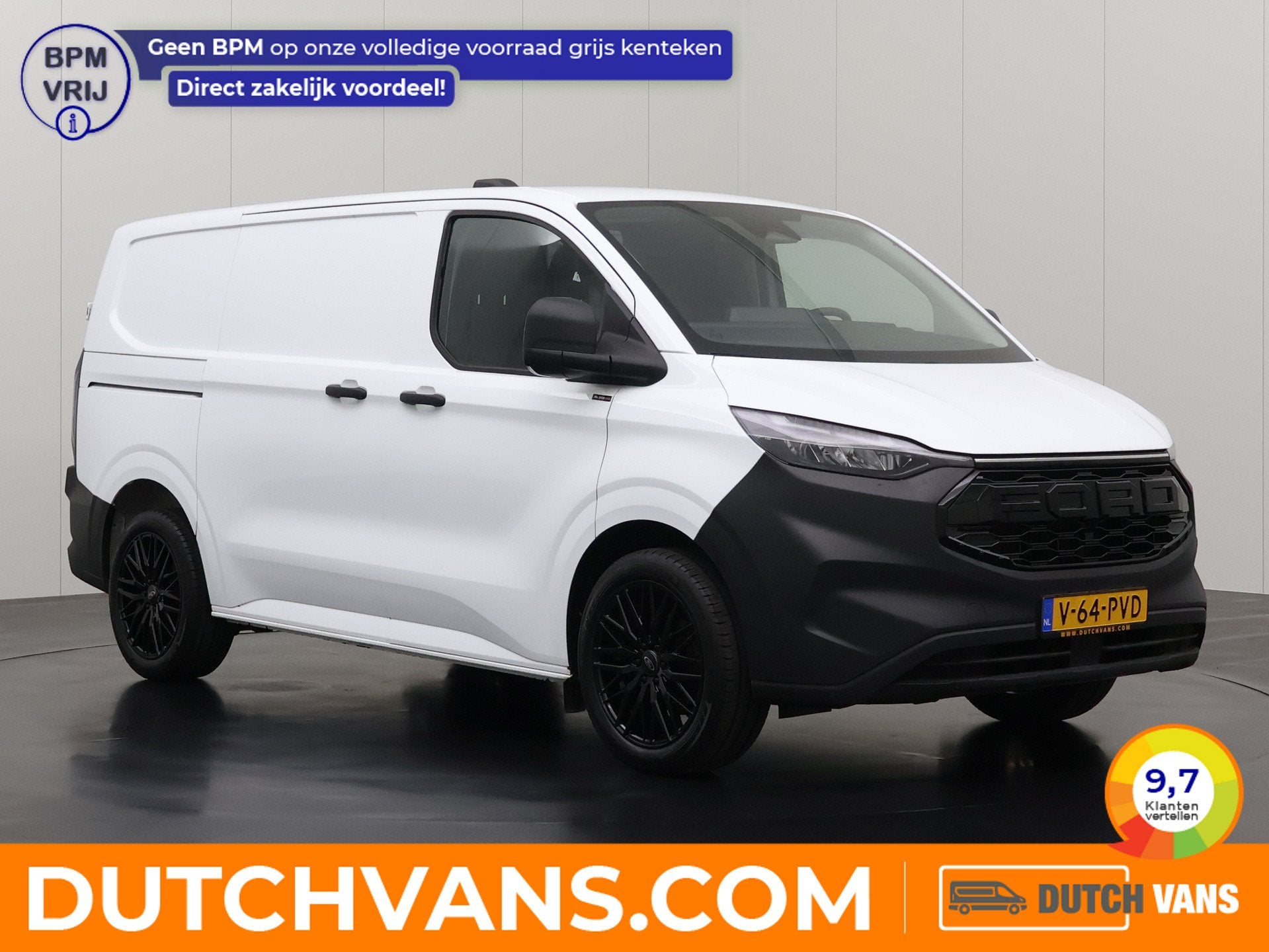 Ford Transit Custom 2.0TDCi 136PK Raptor Edition | Business, Voorwielaandrijving, Gebruikt, 2800 kg, Wit