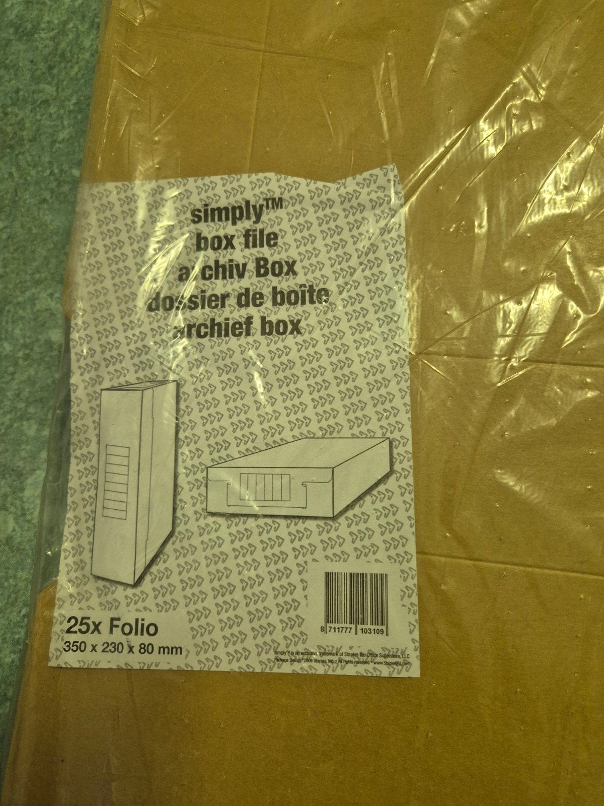 37x Simply Box File Archiefdozen Folio - Nieuw & Ongebruikt, Diversen, Ophalen
