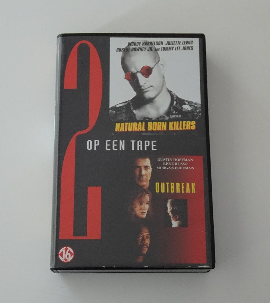 2 Films Op 1 VHS Tape - Jaren 90, Alle leeftijden, Ophalen, Zo goed als nieuw