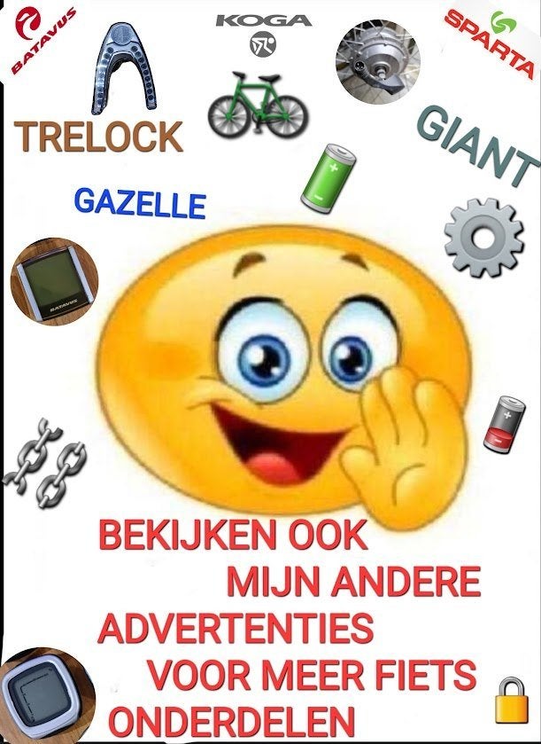 Foto 10 van VOORWIEL MOTOR VOOR  GAZALLE/ SPARTA/ GIANT/ KOGA//BATAVOUS