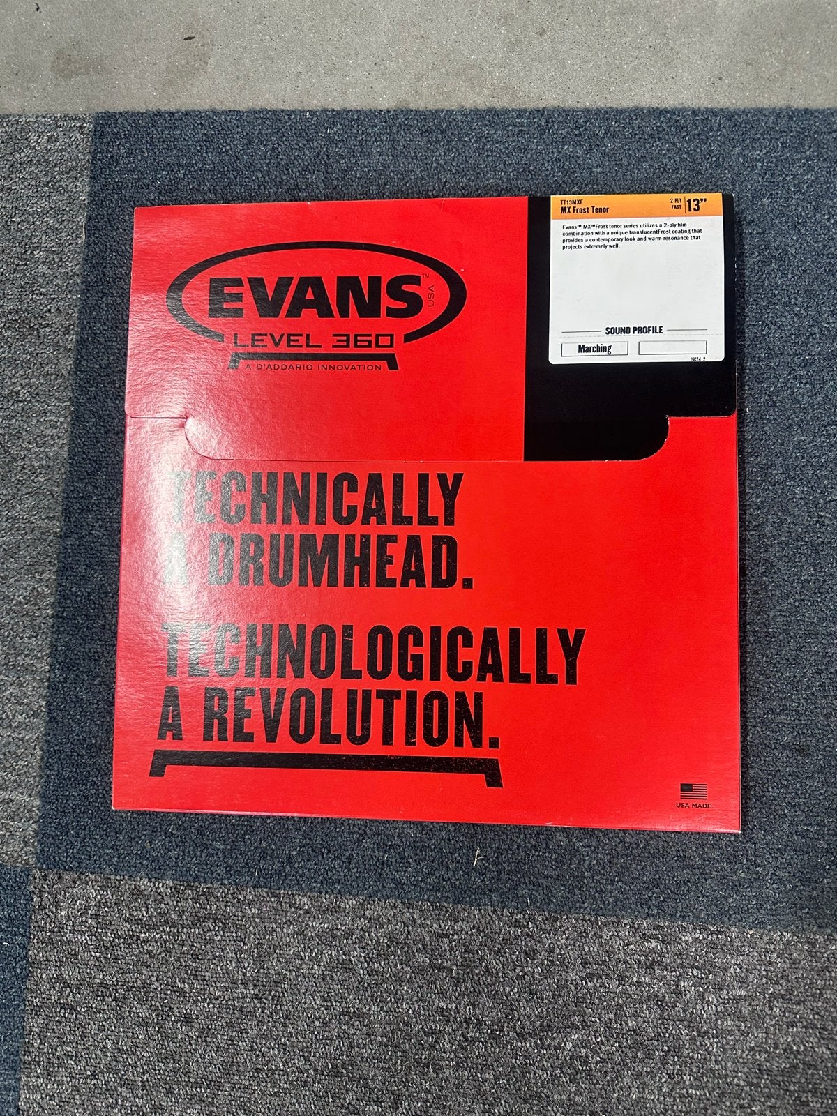 Evans Level 360 13" Drumvel (Nieuw), Ophalen of Verzenden, Nieuw