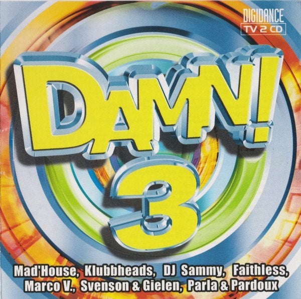 Various – Damn! 3 2XCD, Verzenden, Zo goed als nieuw, Dance Populair, Album
