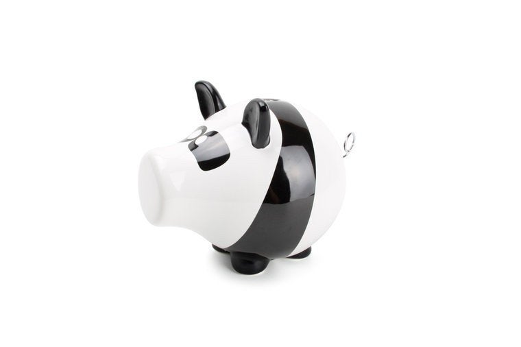 Spaarpot varken Panda Oink salt & pepper nieuw in doos, Ophalen, Nieuw, Steen, Aardewerk of Keramiek, Dier