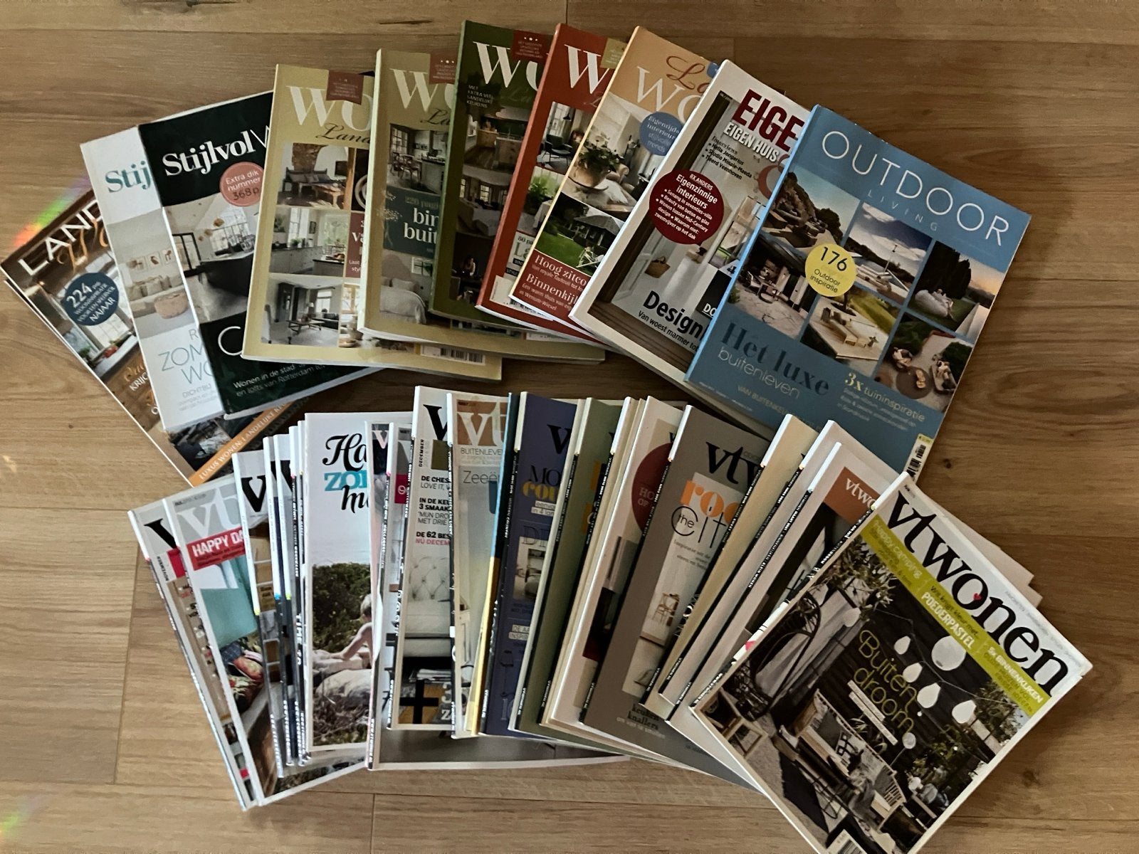 Collectie woonbladen: Stijlvol Wonen, Landleven, VT wonen, Boeken, Ophalen, Gelezen, Overige typen