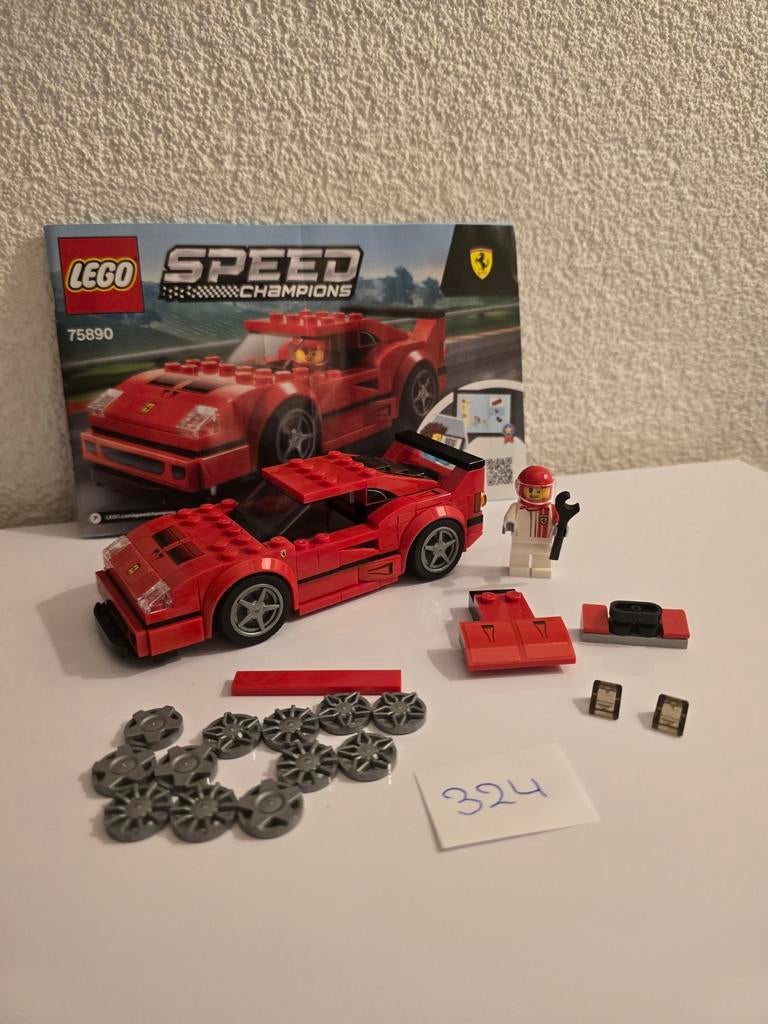 Lego Speed Champions Ferrari 75890 Z.G.A.N, Ophalen of Verzenden, Zo goed als nieuw