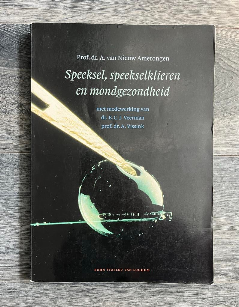 Speeksel, speekselklieren en mondgezondheid - Prof. dr. A. v, Boeken, Ophalen of Verzenden, Beta, Gelezen, WO
