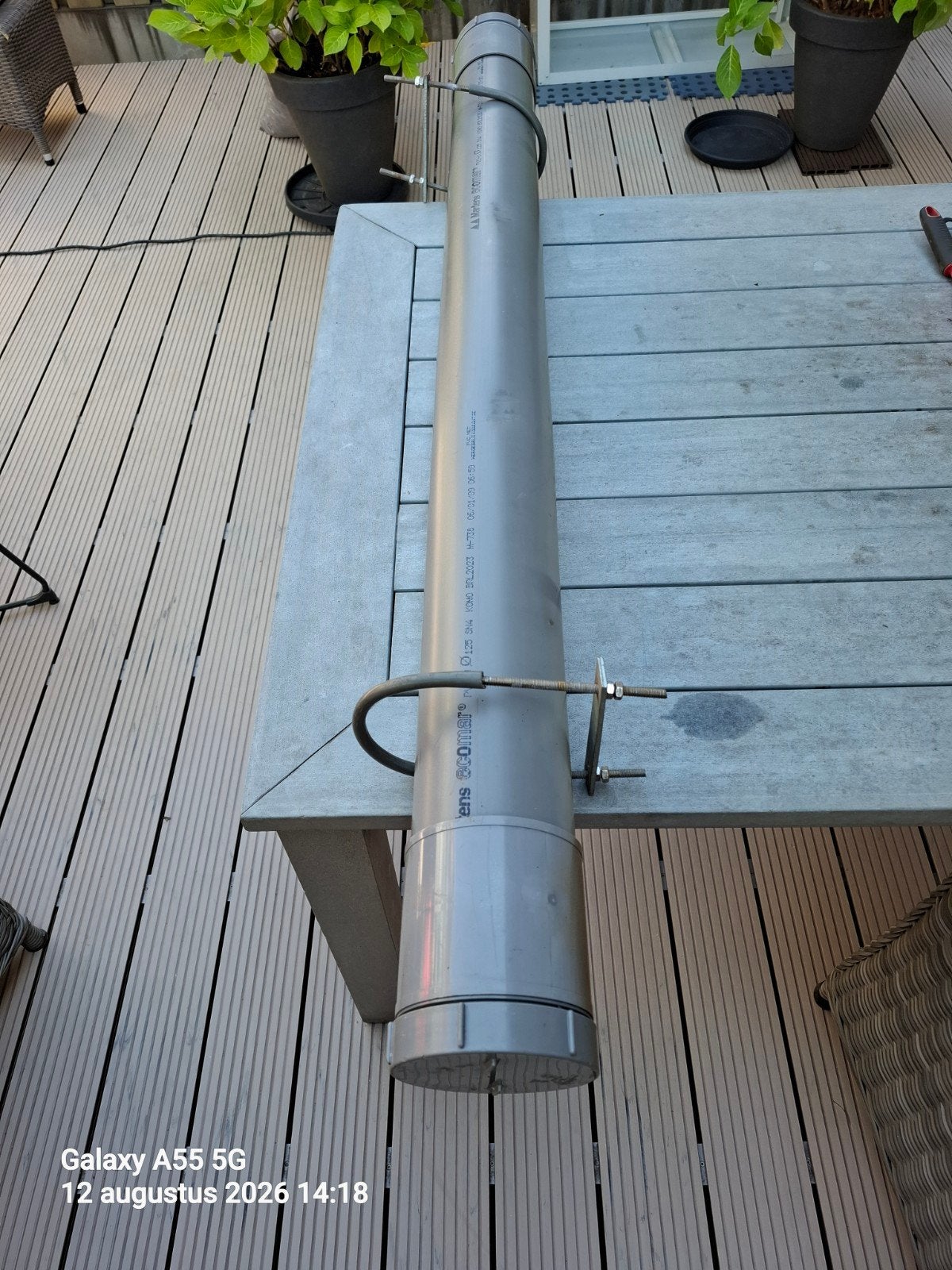 Koker voor op de camper of caravan op het fietsenrek 20 euro, Ophalen, Pvc, Minder dan 20 mm, Overige typen