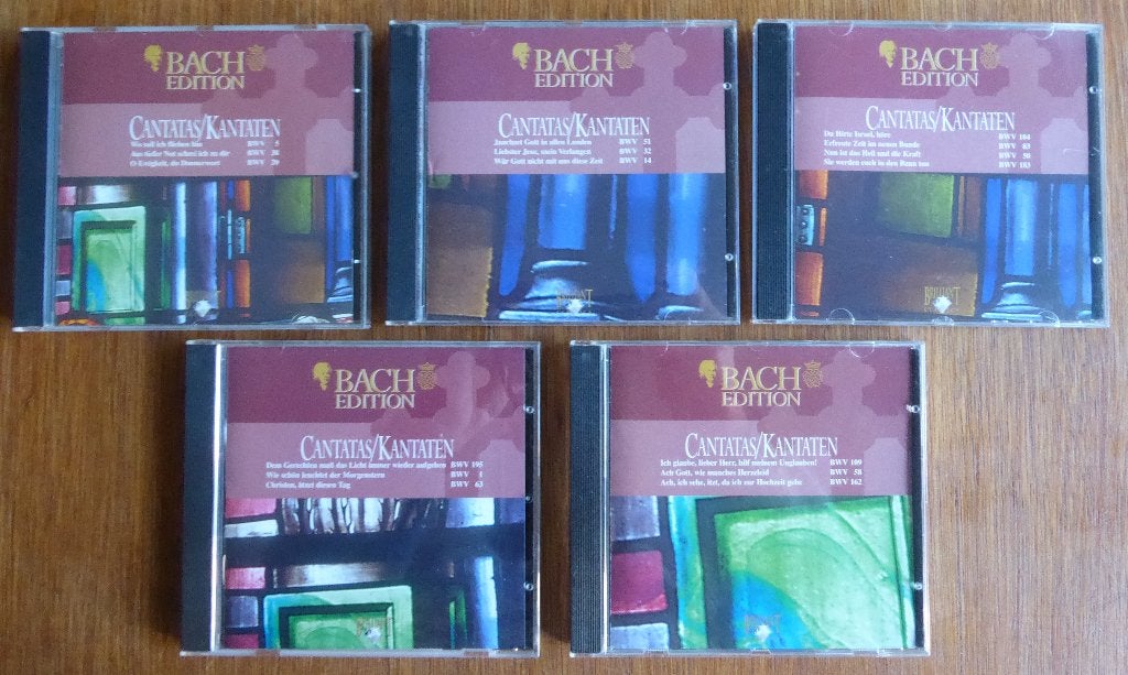 4 cd's J.S. Bach Edition, Cd's en Dvd's, Ophalen of Verzenden, Barok, Gebruikt, Overige typen