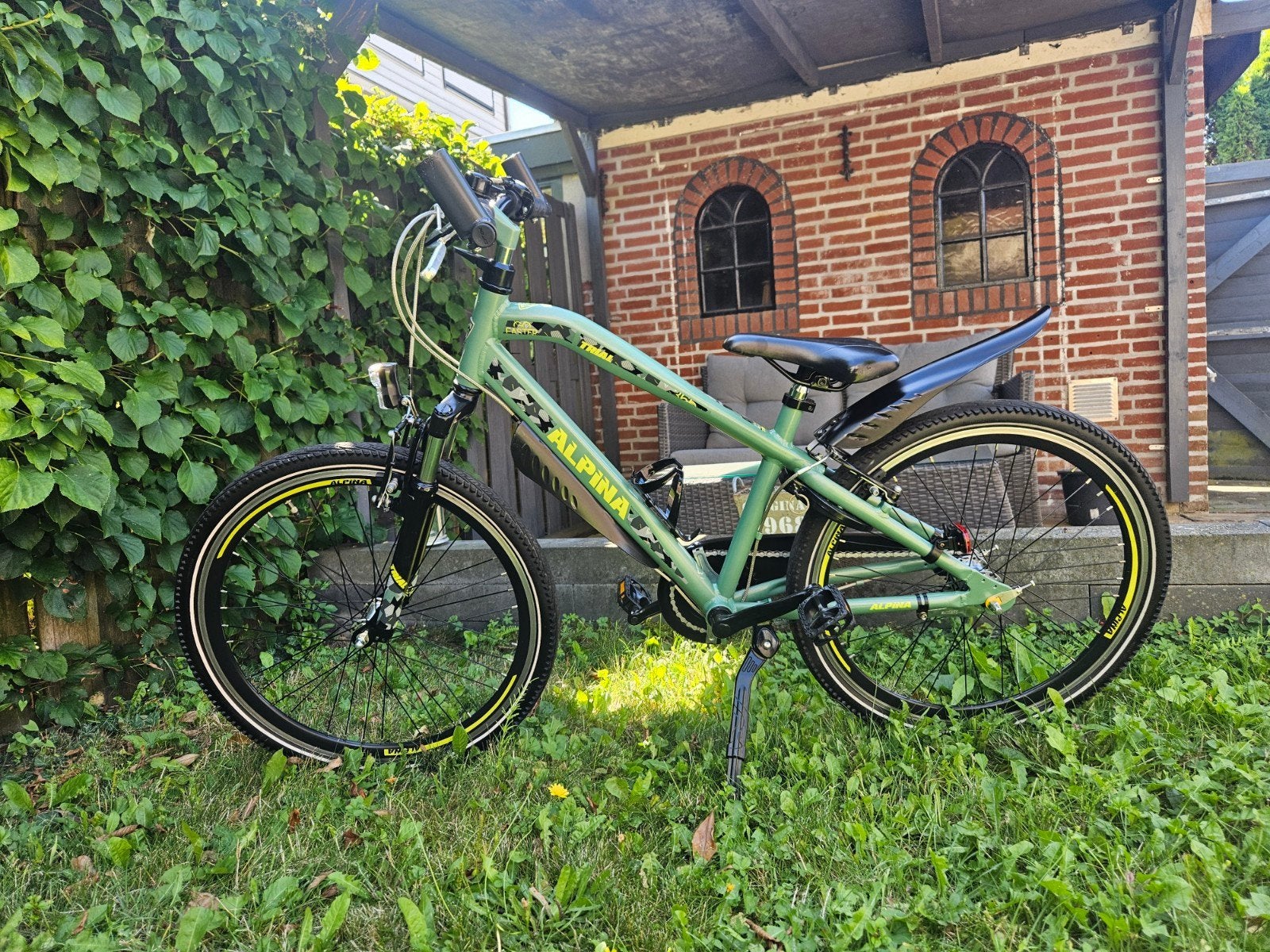 prachtige alpina trial 24inch  topstaat, Fietsen en Brommers, Fietsen | Jongens, Ophalen, Terugtraprem, 24 inch, Versnellingen