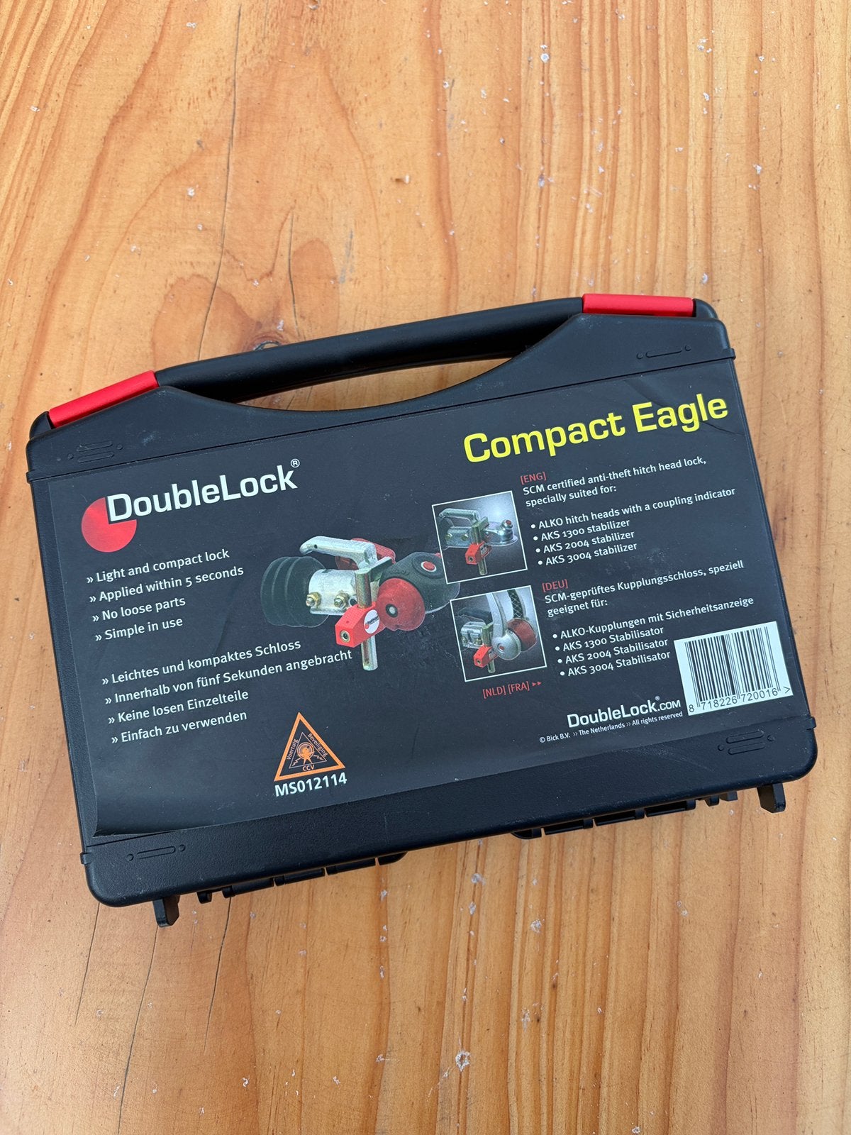 DoubleLock Compact Eagle disselslot, Caravans en Kamperen, Caravan accessoires, Ophalen, Zo goed als nieuw