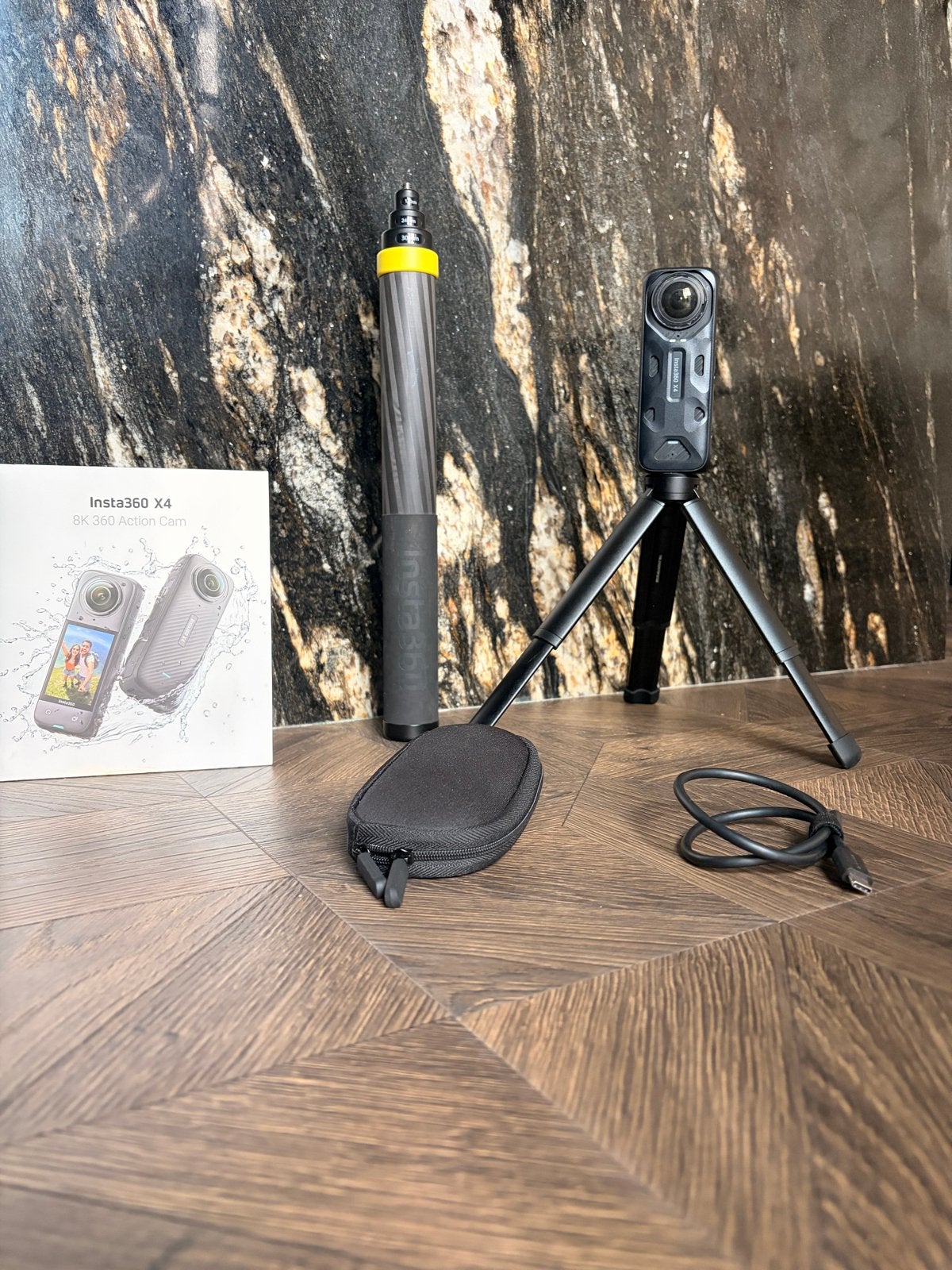 Insta360 X4 8K 360 Action Cam Weinig gebruikt!, Ophalen of Verzenden, Zo goed als nieuw, Overige merken