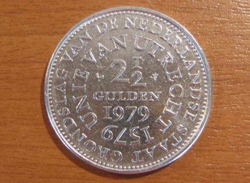 Rijksdaalder, 1979, Unie van Utrecht, 43 stuks, Postzegels en Munten, Munten | Nederland, Ophalen of Verzenden, Koningin Juliana