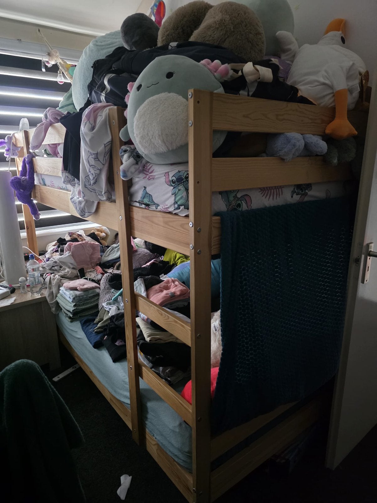 Houten Stapelbed Ikea, Ophalen, Gebruikt, 90 cm, Eenpersoons