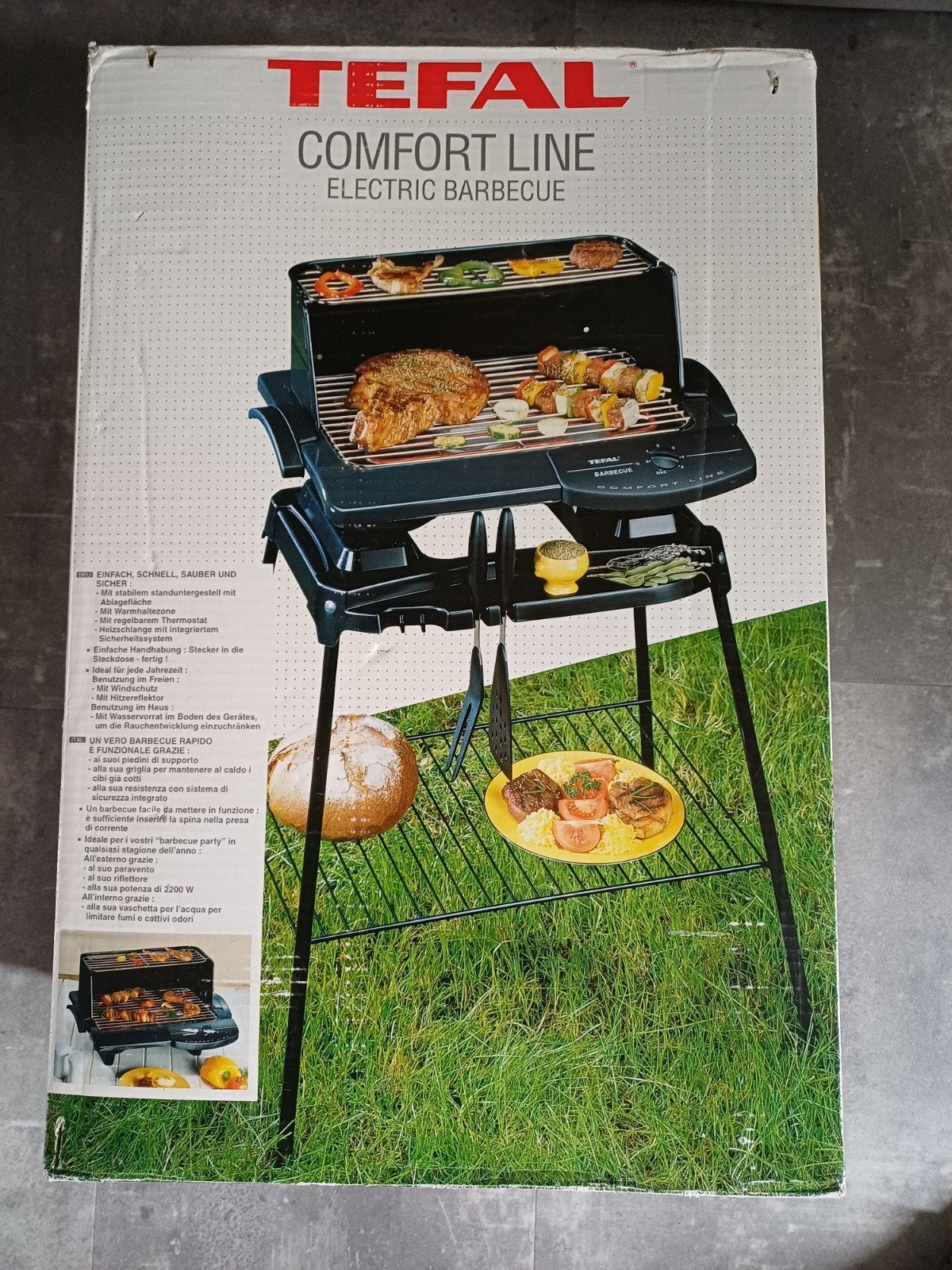 Tefal elektrische Barbecue, Ophalen