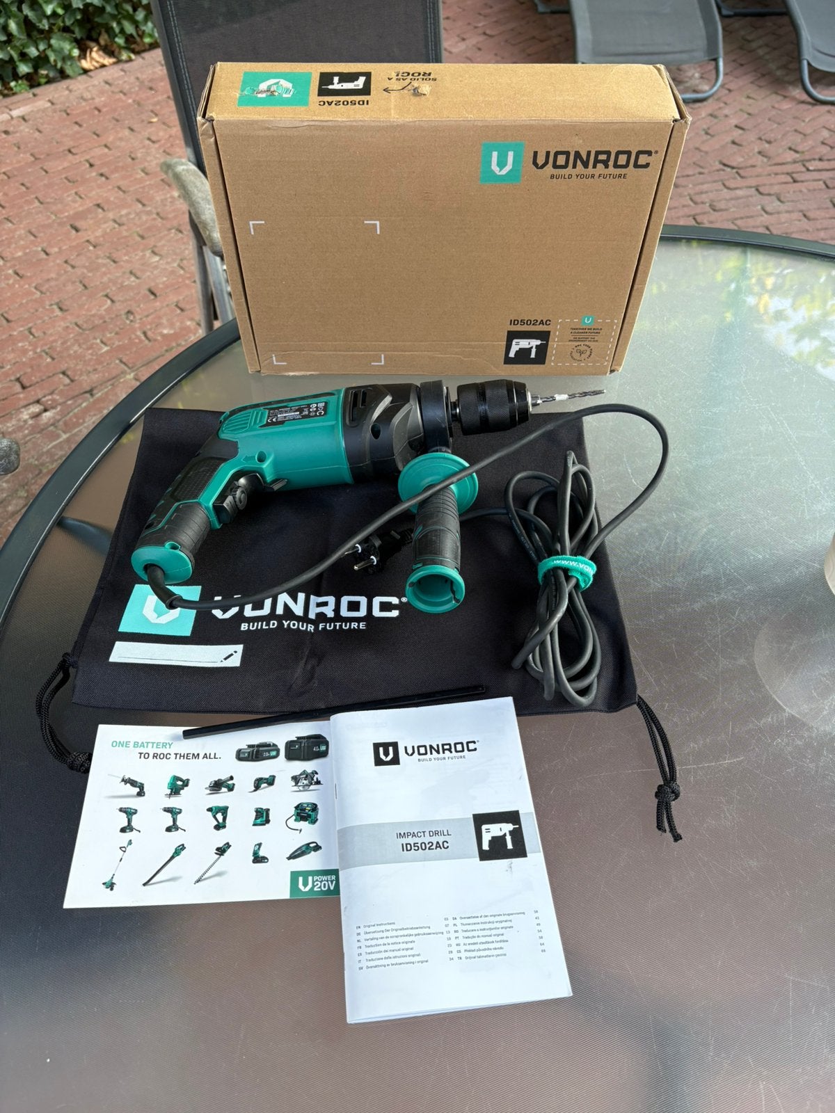 Vonroc PRO KLOPBOORMACHINE 850W, Boormachine, Vonroc, Gebruikt, !