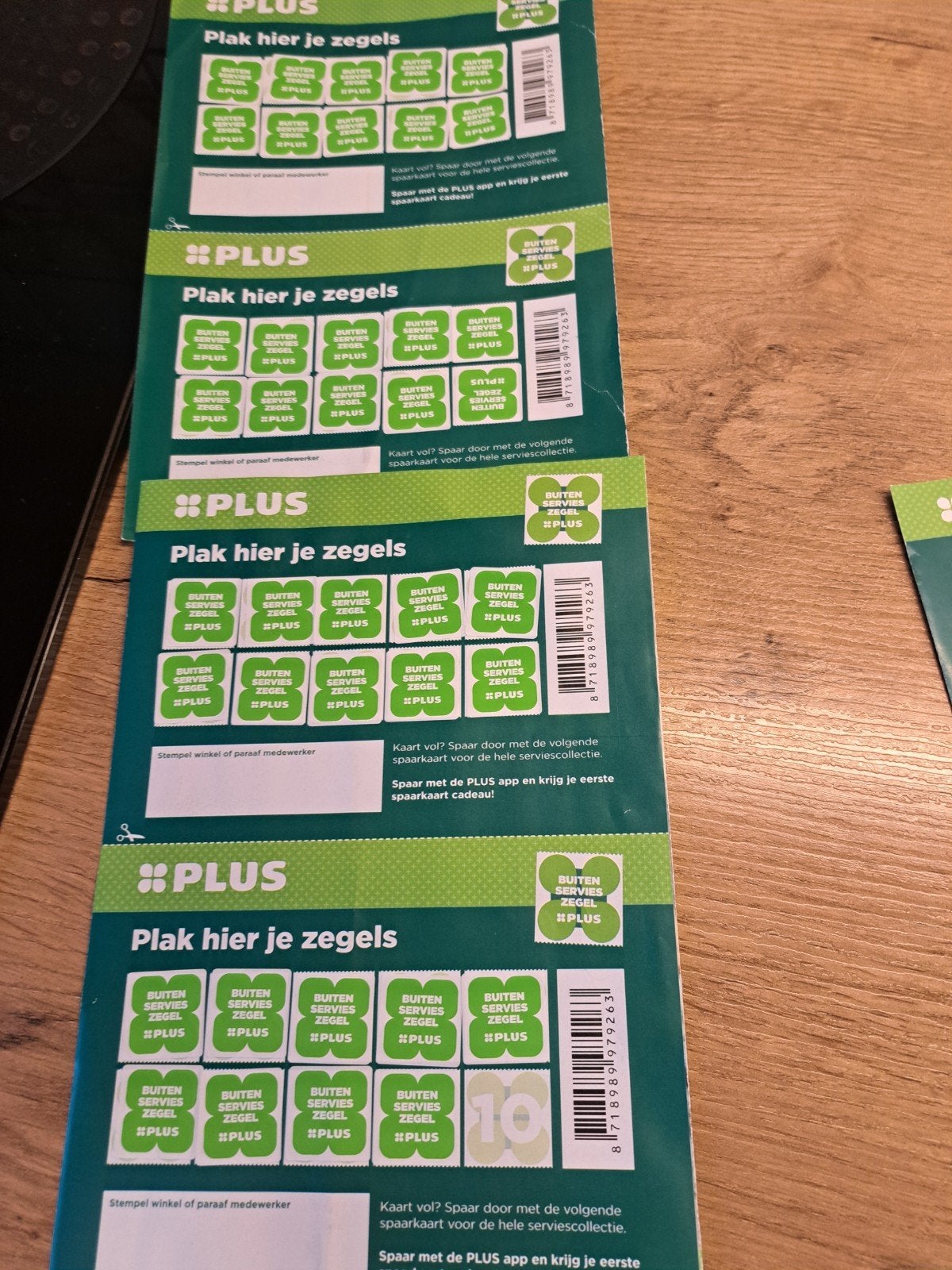bijna 4 volle spaarkaarten (39 zegels) Mepal buitenservies, Verzamelen, Plus, Ophalen of Verzenden
