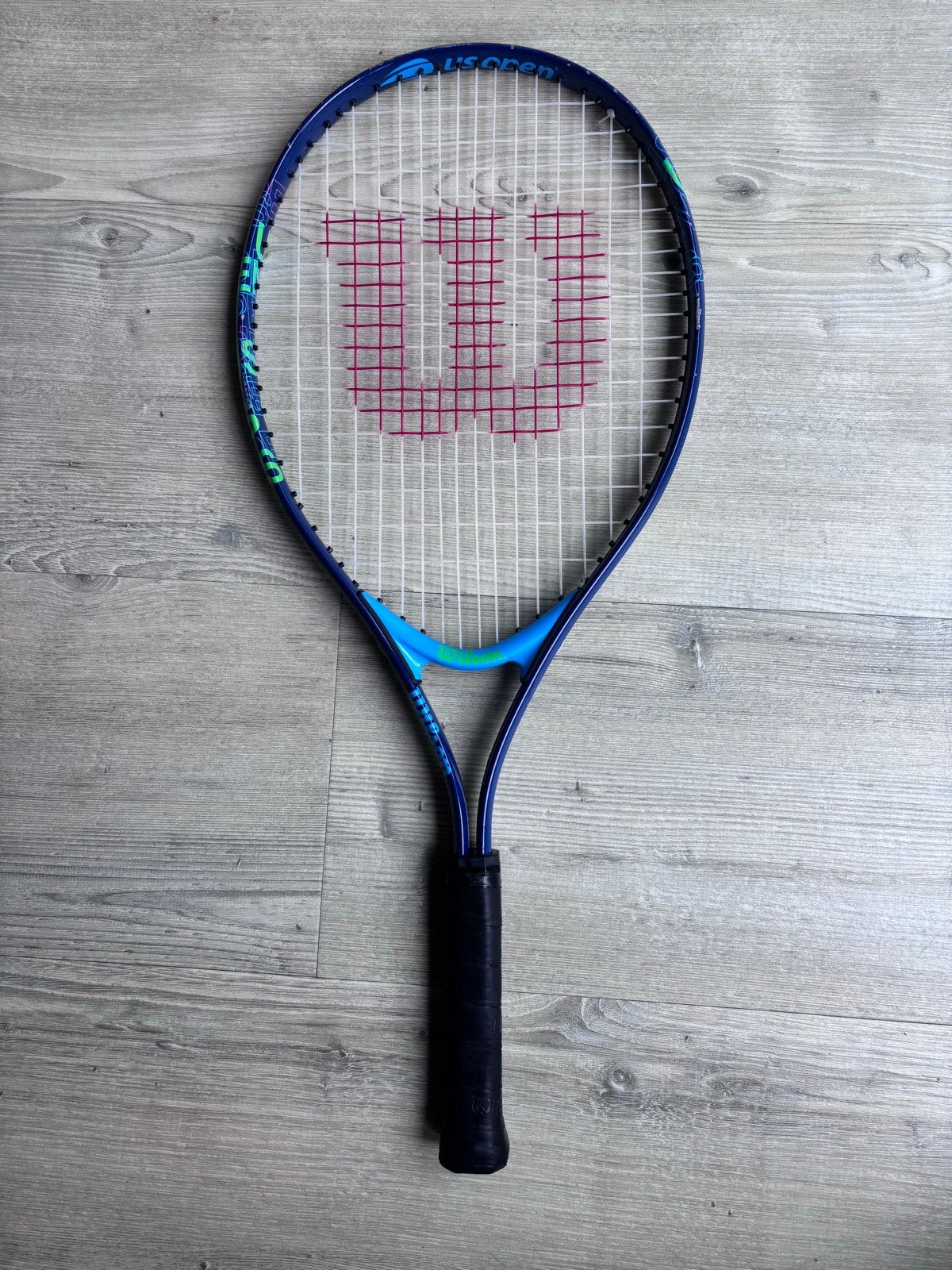 Wilson US Open Junior Tennisracket - Blauw, Gripmaat L00, Gebruikt, L00, Ophalen of Verzenden, Wilson