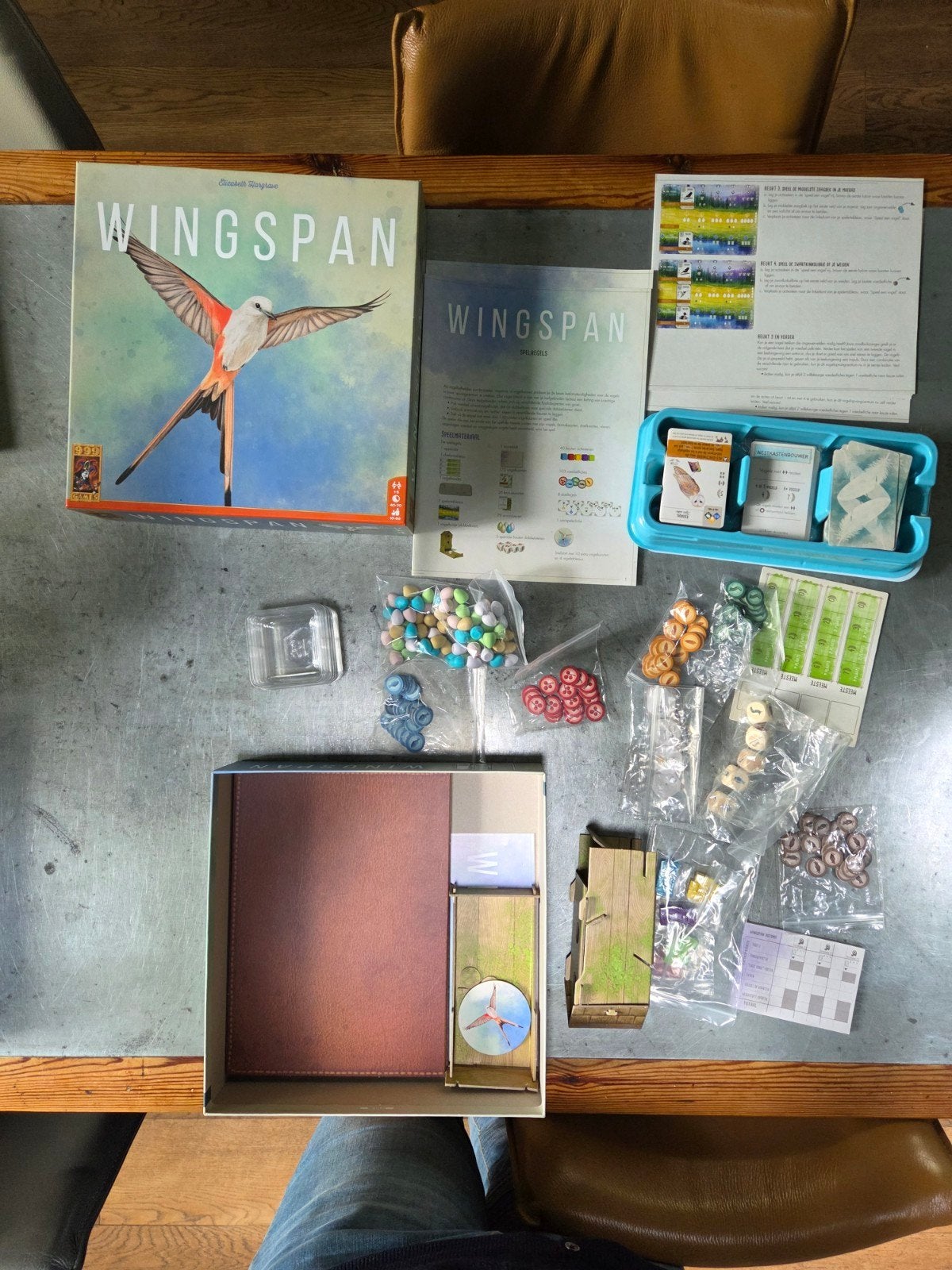 Wingspan Bordspel - Compleet en in uitstekende staat, Vijf spelers of meer, Ophalen of Verzenden, Zo goed als nieuw, Stonemaier Games