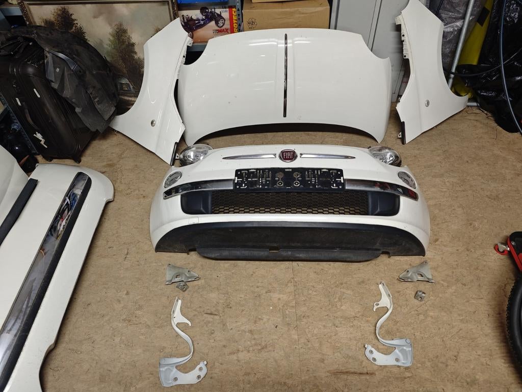 Voorkop fiat 500 met verlichting mistlamp en gril compleet, Ophalen of Verzenden, Fiat, Bumper