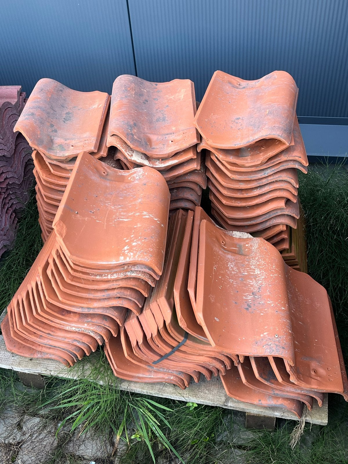 Gebruikte dakpannen, rood,, Ophalen, Gebruikt, Steen of Klei, 15 m² of meer