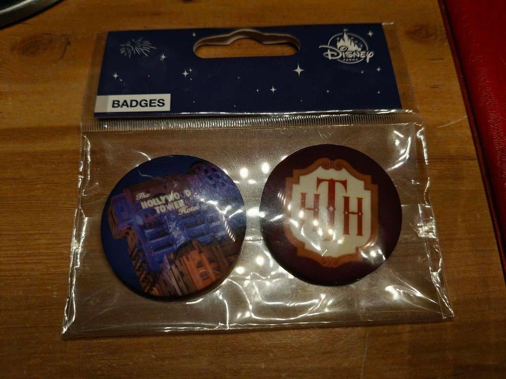disney buttons tower of terror, Ophalen of Verzenden, Overige figuren, Nieuw, Overige typen