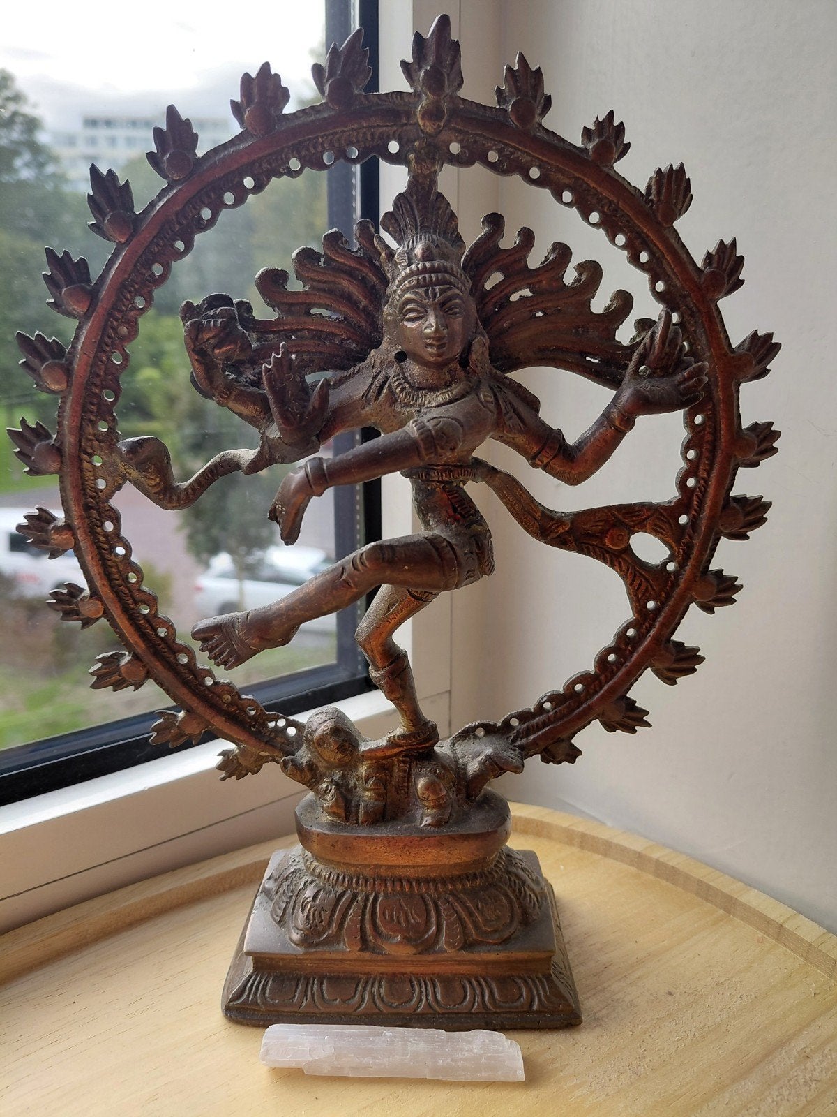 Bronzen beeld van Shiva Nataraja, de dansende god, Antiek en Kunst, Ophalen of Verzenden
