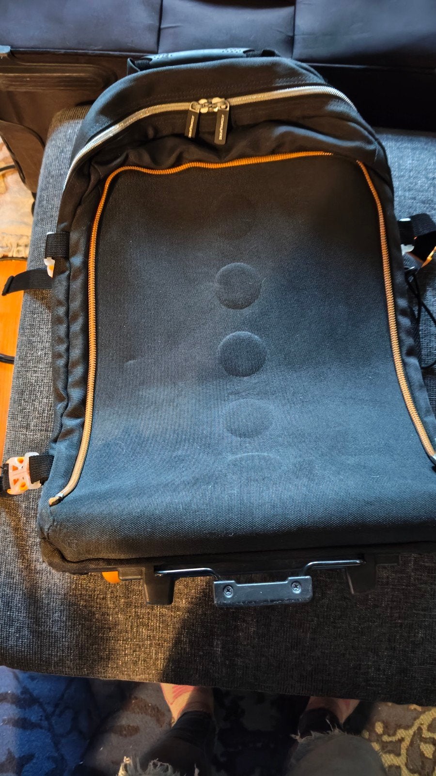 Vintage ikea rugzak trolley rolkoffer, Ophalen, Hard kunststof