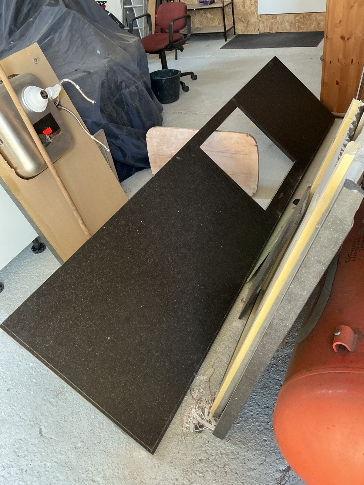 Stenen keuken blad, Ophalen, Zo goed als nieuw, 50 tot 75 cm, Minder dan 100 cm